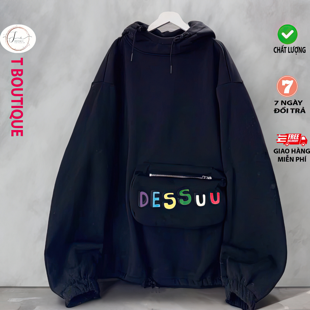 Áo Hoodie Nỉ Ngoại Form Rộng ULzzang Nam Nữ Unisex Có Túi Phối Dây Kéo Chất Dày Dặn Mềm Mịn Thoáng Mát