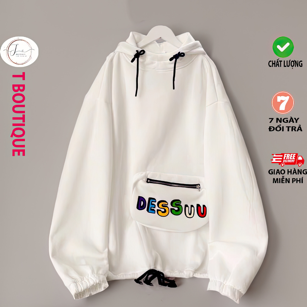 Áo Hoodie Nỉ Ngoại Form Rộng ULzzang Nam Nữ Unisex Có Túi Phối Dây Kéo Chất Dày Dặn Mềm Mịn Thoáng Mát