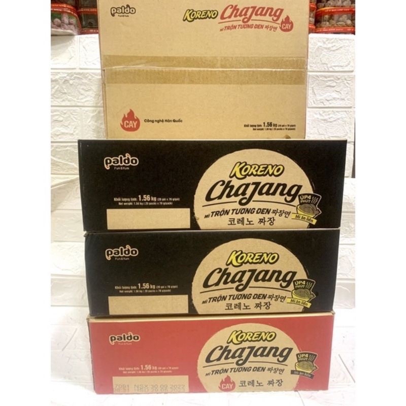 Mì trộn tương đen chajang thùng 20gói*78g