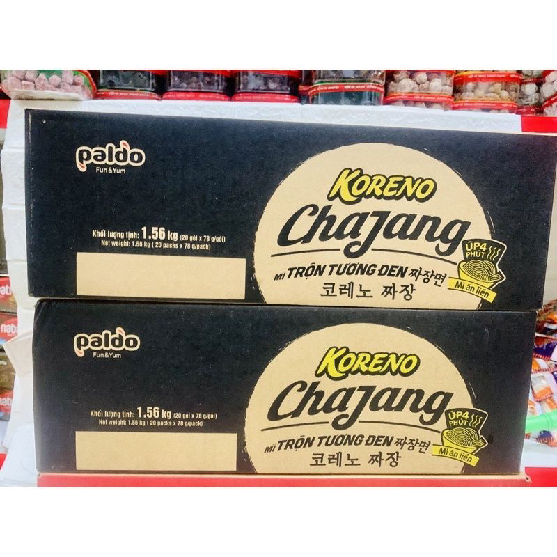 Mì trộn tương đen chajang thùng 20gói*78g