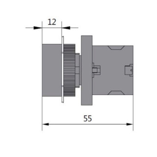 Nút nhấn không đèn phi 22 Chint