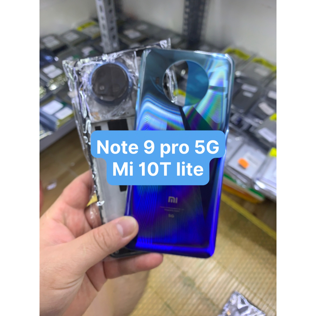 Bộ xương vỏ, kính lưng Redmi note 9 pro - 5G / Mi 10T lite
