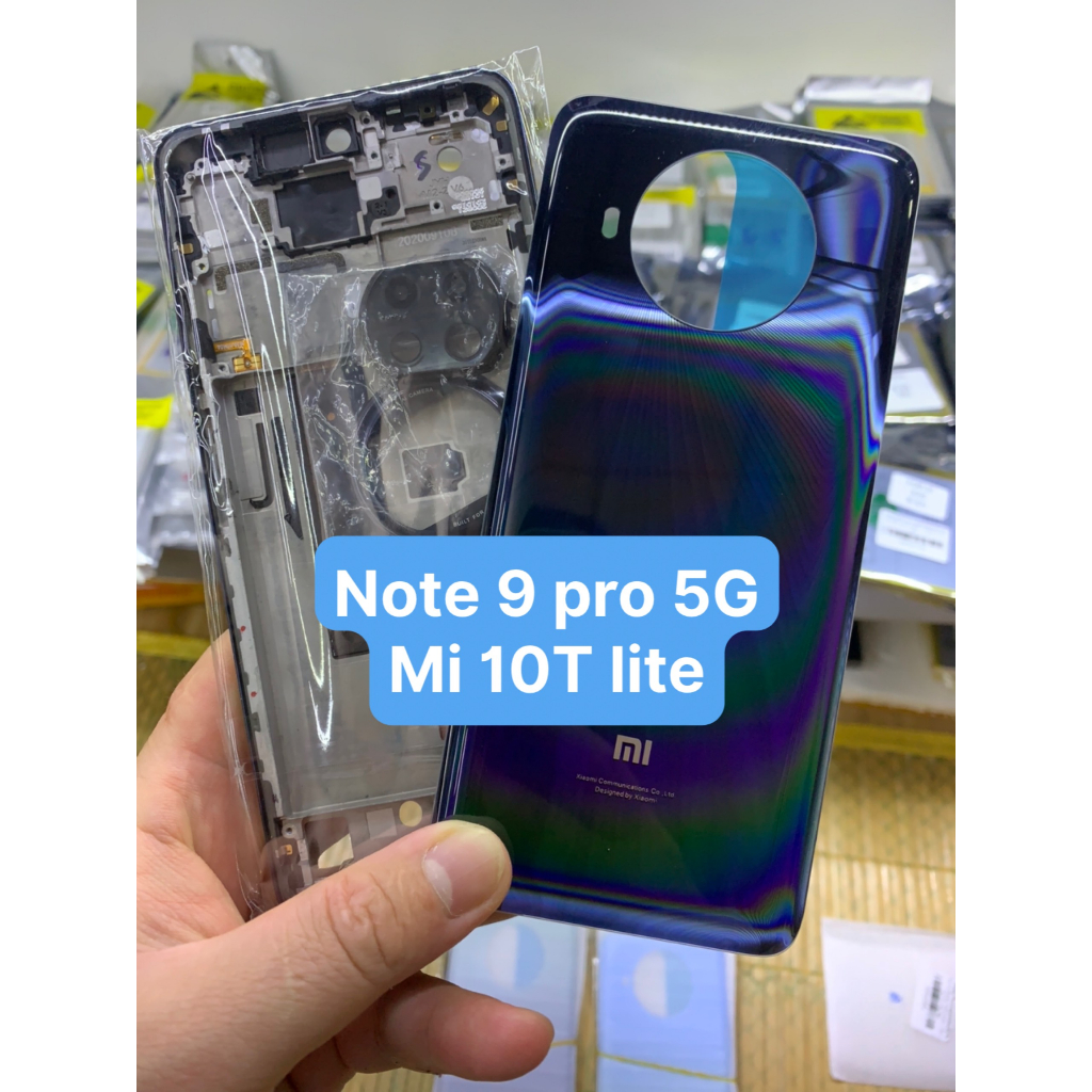 Bộ xương vỏ, kính lưng Redmi note 9 pro - 5G / Mi 10T lite