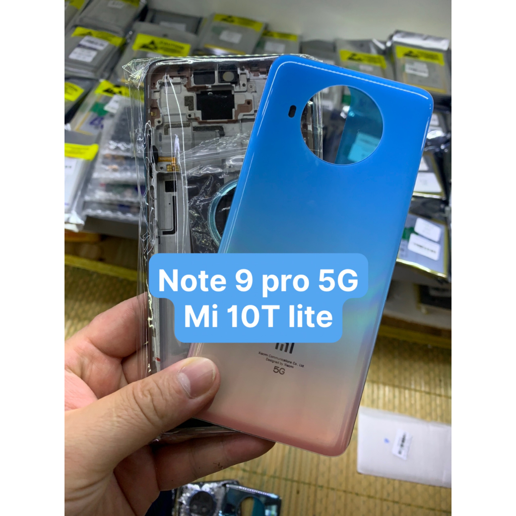 Bộ xương vỏ, kính lưng Redmi note 9 pro - 5G / Mi 10T lite