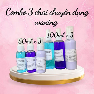 [COMBO 50ml] 3 LỌ DƯỠNG DA CHUYÊN DỤNG DÀNH CHO WAXING CHÍNH HÃNG JAXWAX
