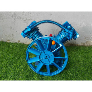 Đầu nén khí 2 piston dùng cho máy nén khí dây đai 1Hp - 2Hp