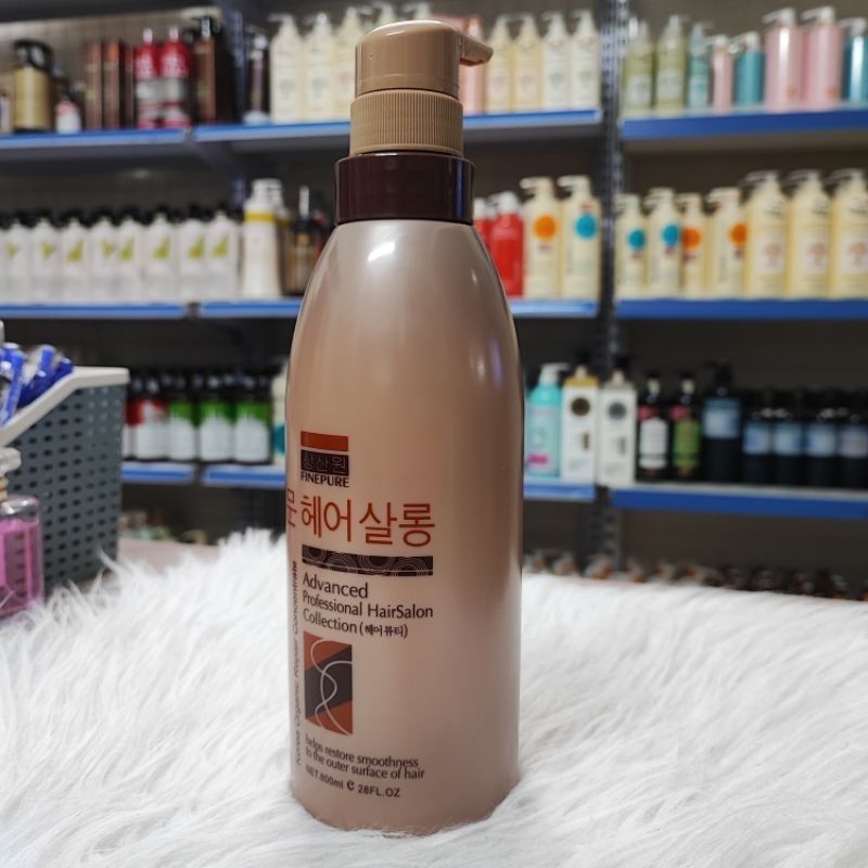 Cặp dầu gội dầu xả hàn quốc FinePure Korea Organic Repair 800ml CHÍNH HÃNG - Siêu mềm mượt