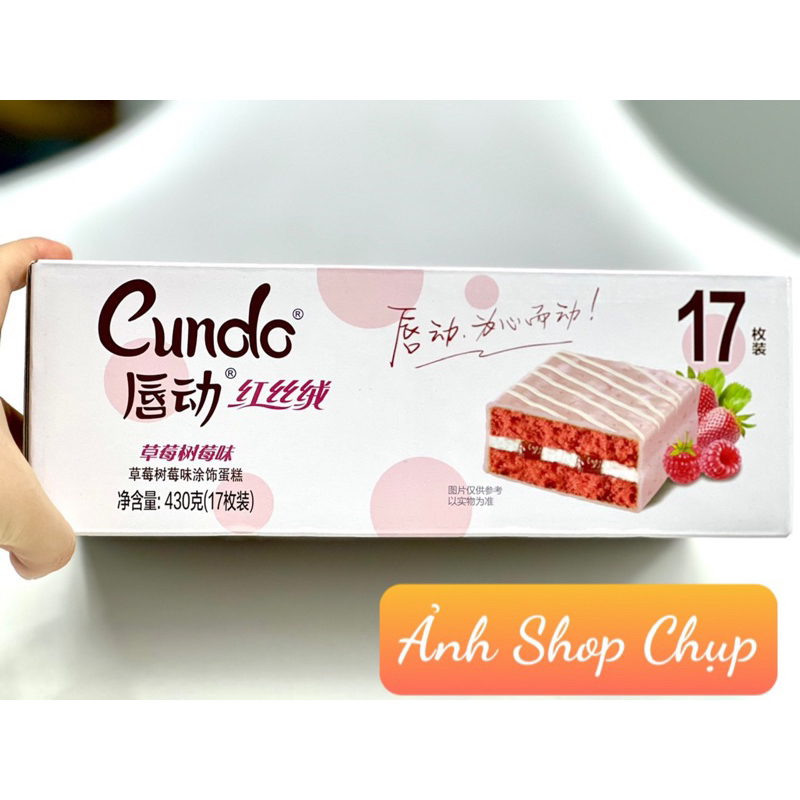 Bánh Bông Lan Cundo siêu ngon hộp đẹp nhiều vị