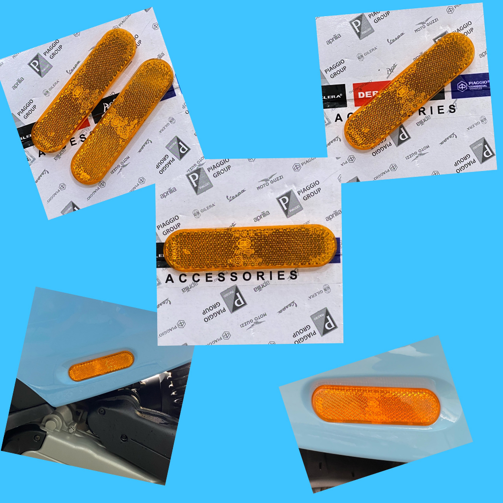Phản quang màu vàng Piaggio - Vespa
