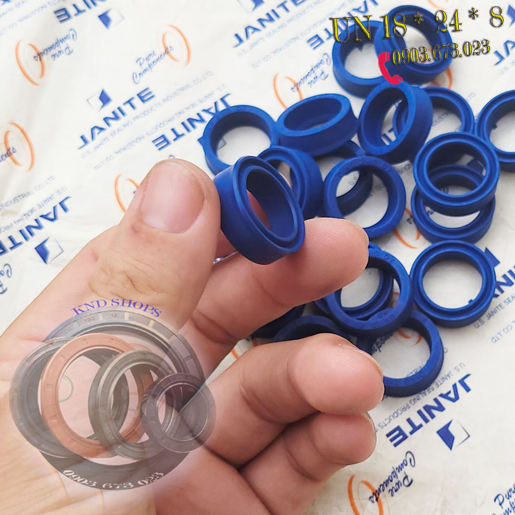 Gioăng phớt thủy lực trục 17mm &18mm UN DZ 17*25*5 | DZ UN 18*28*8,... chuyên cho máy đào, máy xúc, xe nâng