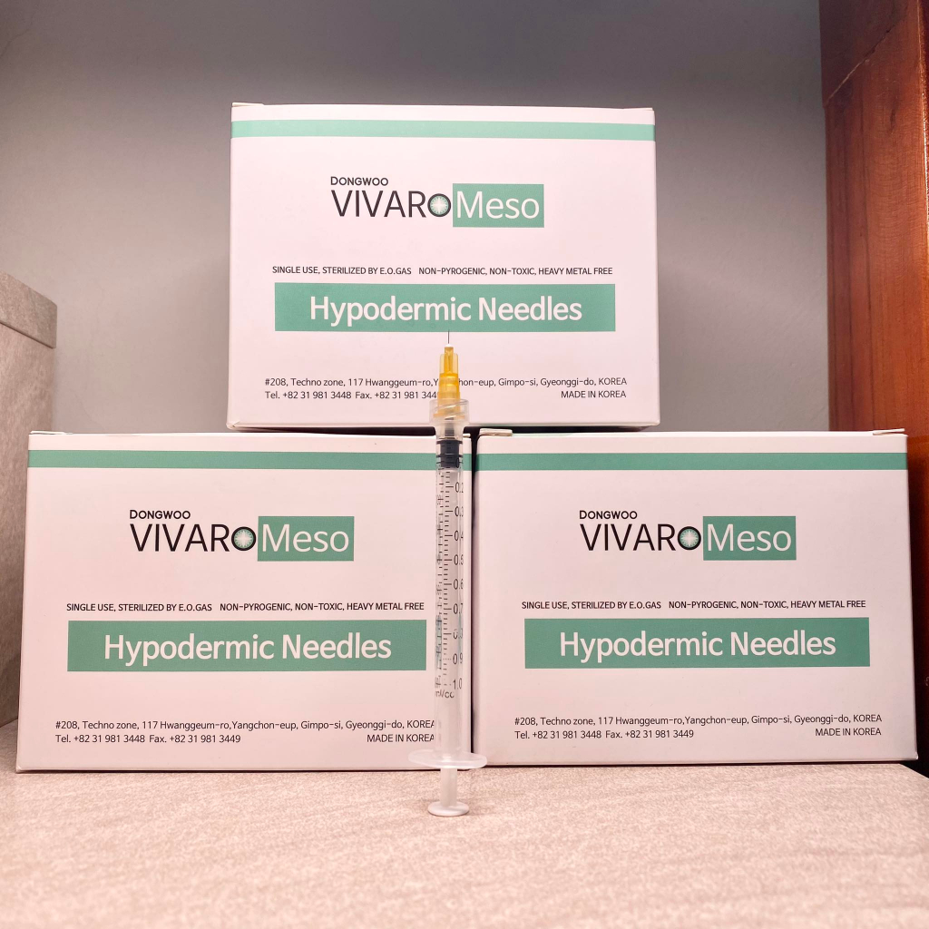 10 đầu kim tiêm meso 34G size 4mm Vivaro Hàn Quốc