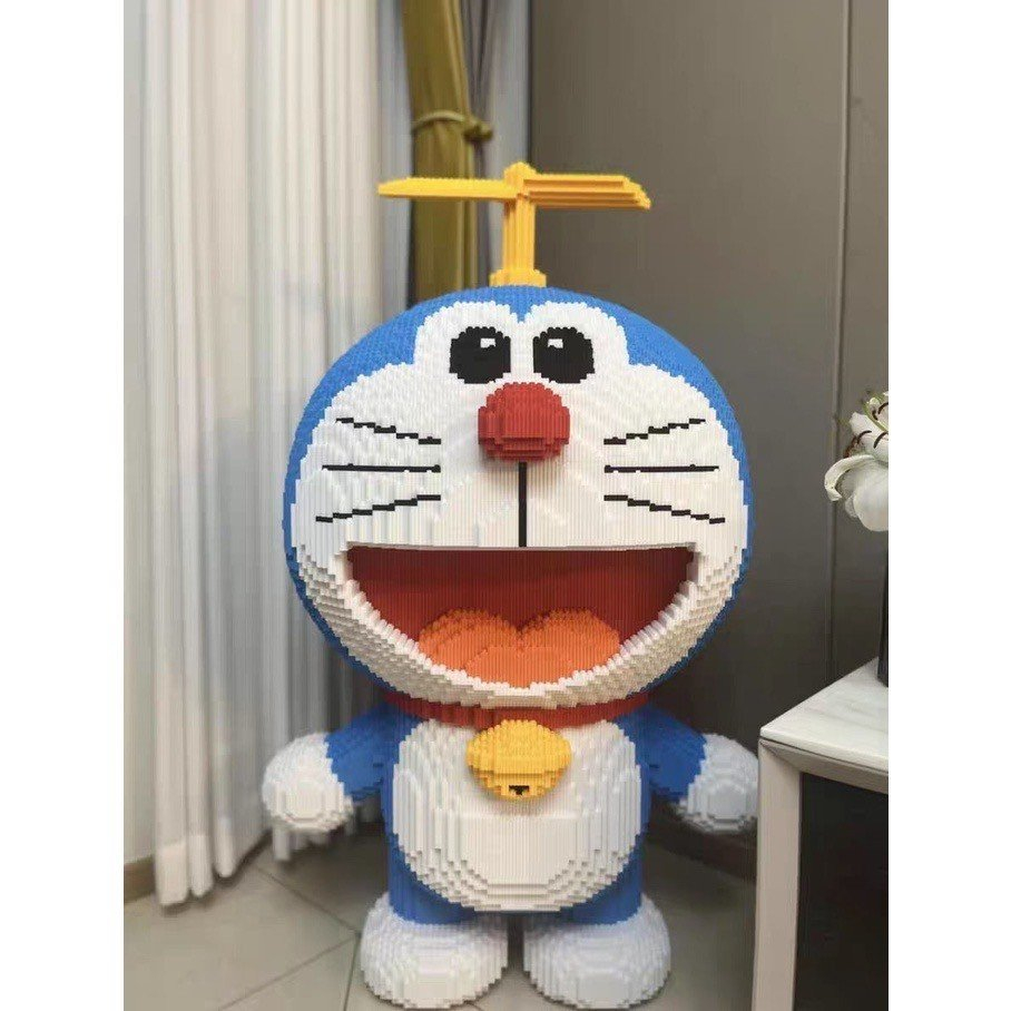 ĐỒ CHƠI XẾP HÌNH dorremon cỡ lớn 100cm đồ chơi xếp hình trẻ em nanoblock Đồ chơi lắp ráp cho bé