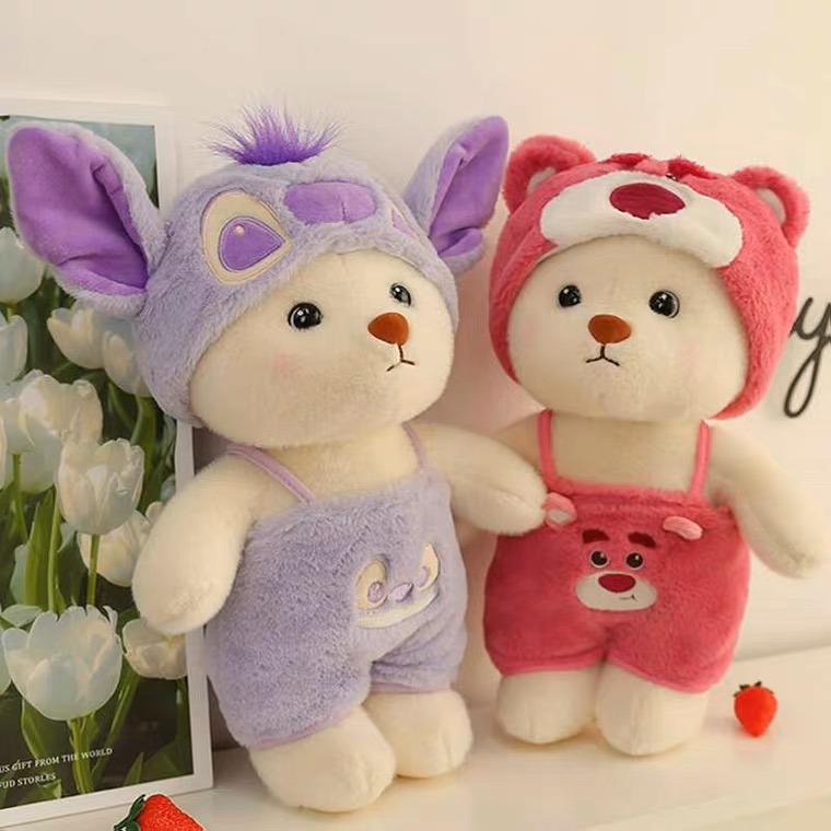 [HOT] Thú bông Gấu Lena teddy mặc yếm thú bông cao cấp - NHÓC