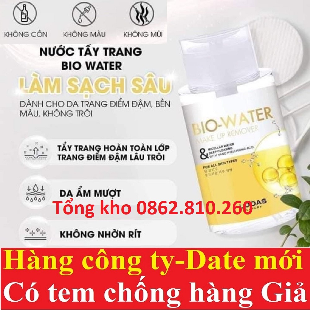 Nước tẩy trang bio water Đan Thy thi