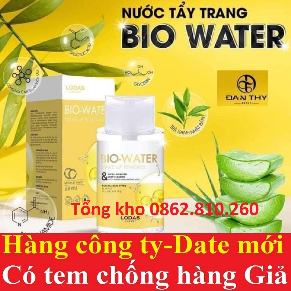 Nước tẩy trang bio water Đan Thy thi