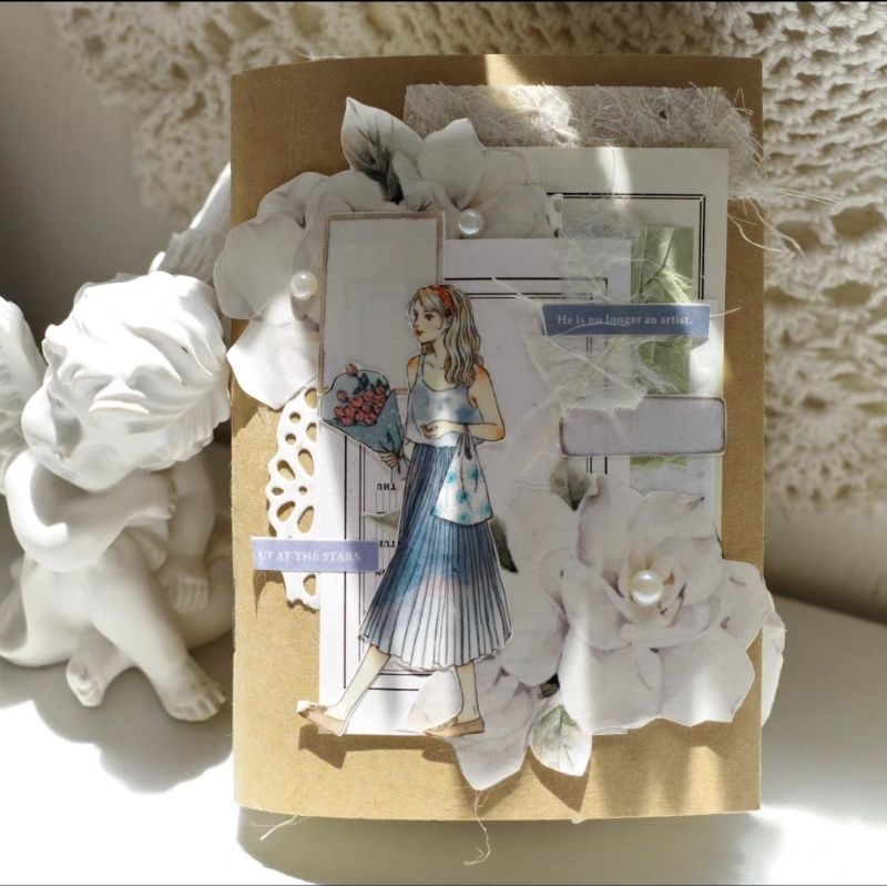 Krisna.room ♡ Yier Wenchuang studio- Chu kì 100cm cuộn băng dán PET tape cô gái hiện đại