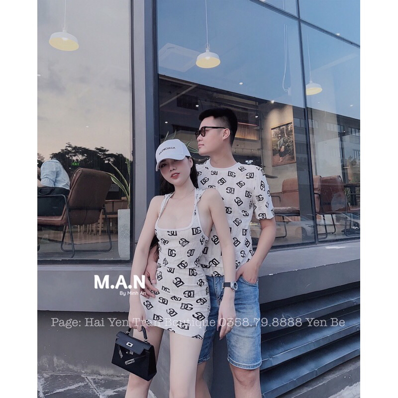 Set đôi áo - váy body mũ cho các cặp tình yêu 0623