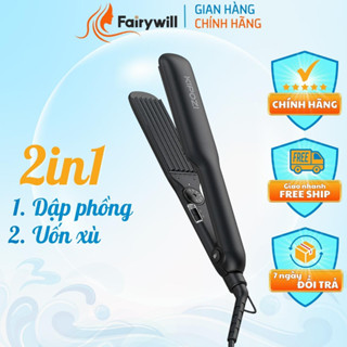 Máy dập tóc gợn sóng cầm tay KIPOZI cao cấp, máy làm tóc đa năng tạo kiểu dập xù, dập phồng, tạo kiểu sóng biển.