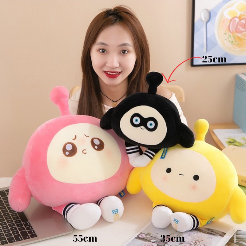 Gấu bông Nhóc Bánh Trứng nhún nhảy nhiều kích thước