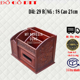 Hộp đựng đồ kệ đa năng kê gỗ hương