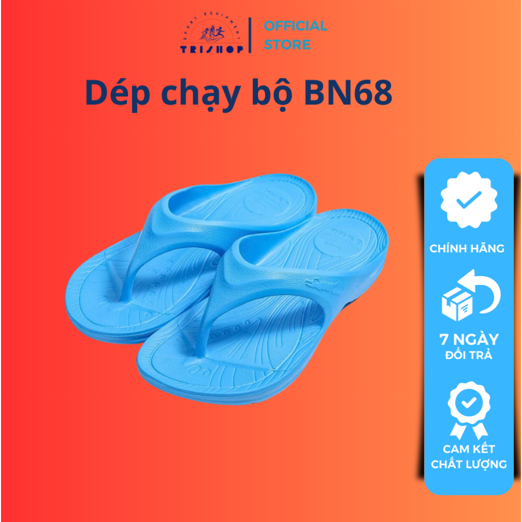 Dép chạy không quai YSANDAL RUNNING Màu Xanh Biển