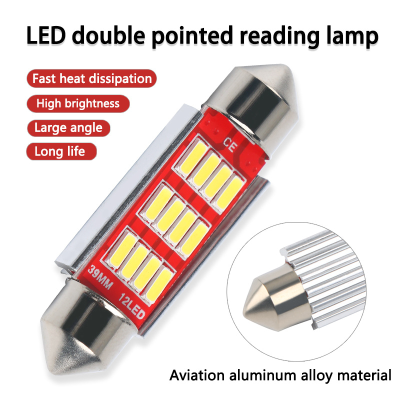 Bóng đèn led trần ô tô xe hơi 12v C5W siêu sáng đủ size phù hợp với mọi loại xe