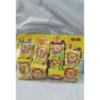 Kẹo dẻo chupa chups hương trái cây hỗn hợp dây 32 gói