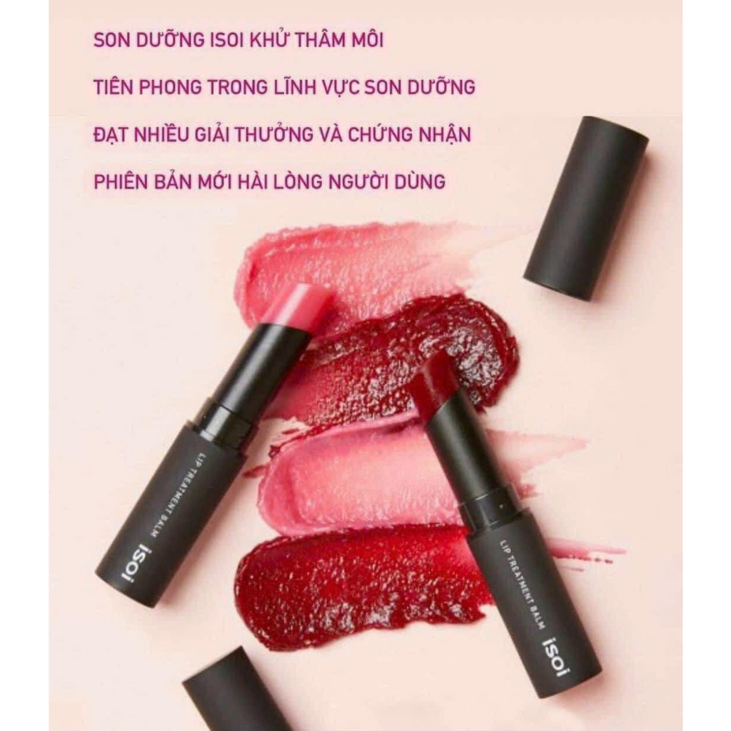Son Khử Thâm Isoi Bulgarian Rose Lip Treatment Balm