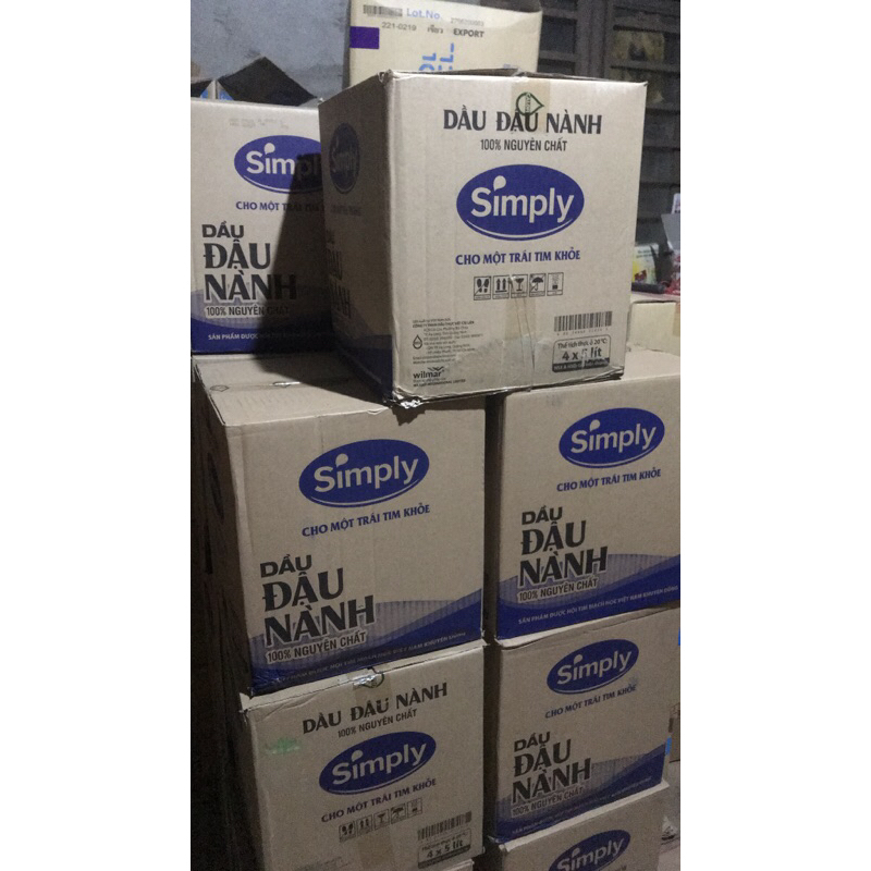 Dầu đậu nành simply 5l