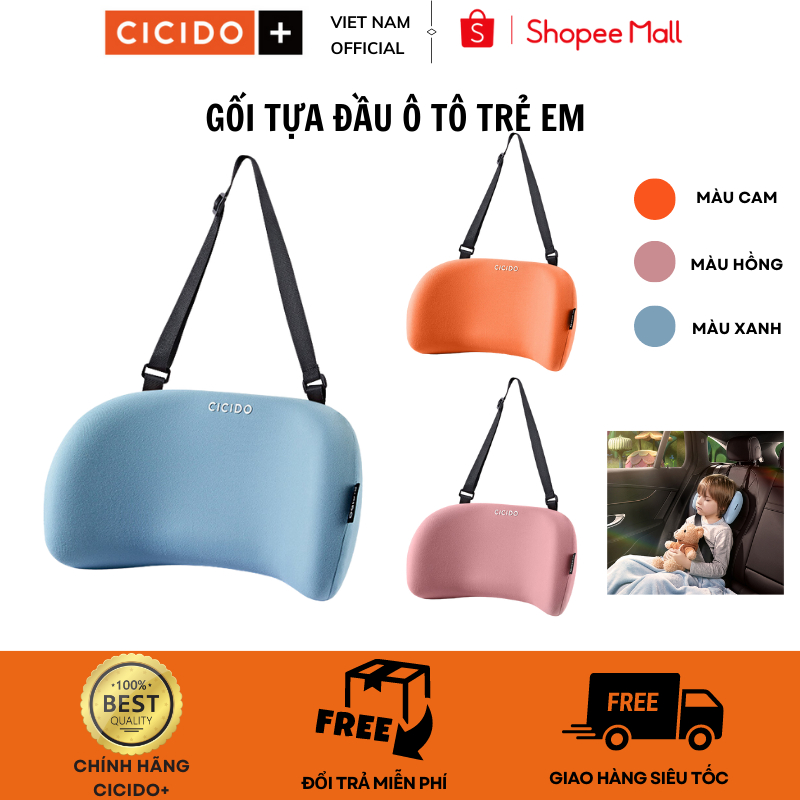 Gối Tựa Đầu Ô Tô Dành Cho Trẻ Em Nhập Khẩu Chính hãng CICIDO Cao Cấp Mẫu Mới | BigBuy360 - bigbuy360.vn