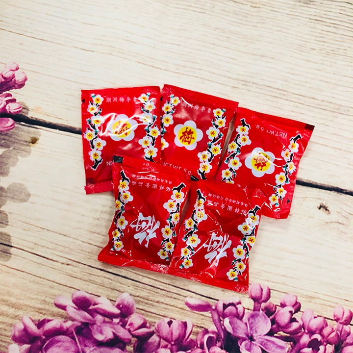 Xí Muội Hoa Mai Thái Lan - Ăn Vặt Tuổi Thơ