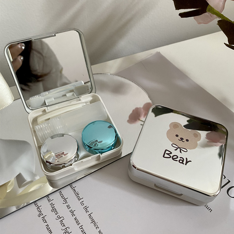 Hộp đựng lens sang chảnh Hàn Quốc độc đáo