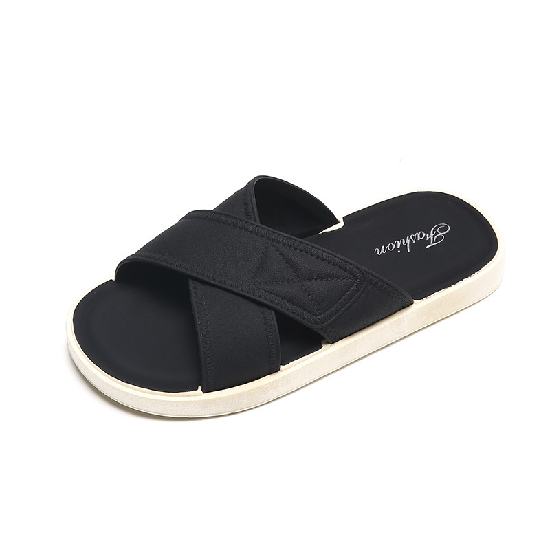 Dép nữ quai ngang chữ X thời trang ulzzang Hàn Quốc đi cực êm chân phong cách đơn giản dễ phối đồ mang đi du lịch TH-79