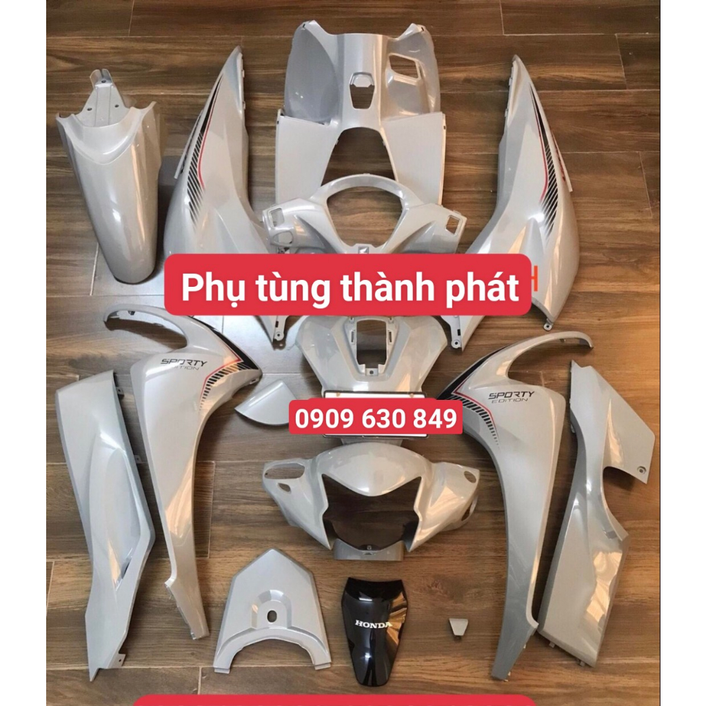 DÀN ÁO VISION XÁM XI MĂNG 2023 ZIN HÃNG HONDA