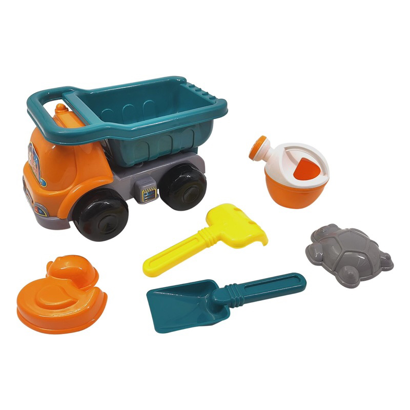 Combo đồ chơi xúc cát,đồ chơi đi biển có xe rùa chở cát, xây lâu đài,guồng xoay cát