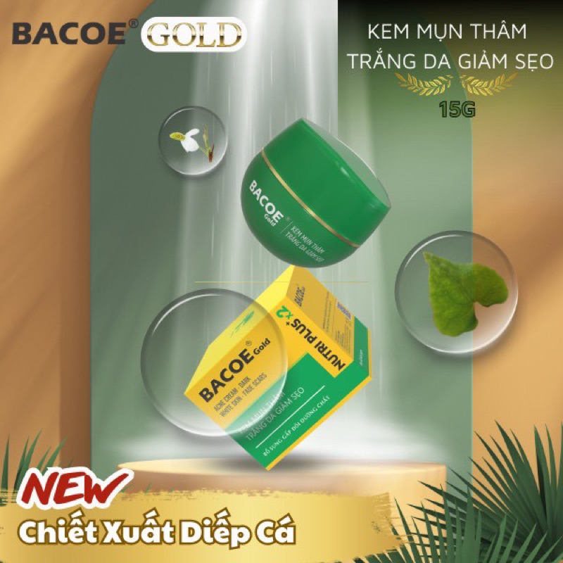 KEM BACOE MỤN THÂM TRẮNG DA GIẢM SẸO