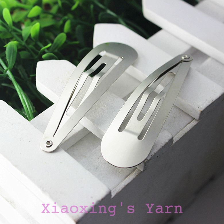 Phôi làm kẹp tóc hình giọt nước, kẹp tóc trơn làm handmade | Xiaoxing's Yarn