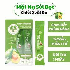 Mặt nạ bơ se khít , làm trắng da, dưỡng ẩm, giảm thâm, dịu da  4ml