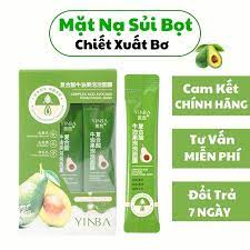 Mặt nạ bơ se khít , làm trắng da, dưỡng ẩm, giảm thâm, dịu da [Yanfu] 4ml