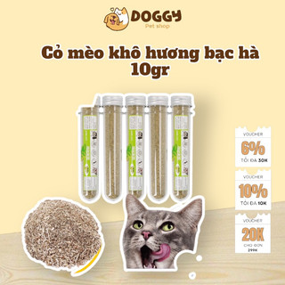 Cỏ mèo khô hương bạc hà cho mèo | Ống 10gr | Catnip cỏ mèo khô cho mèo