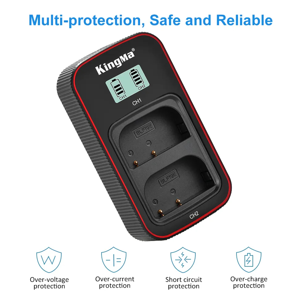 Pentax D-Li90 D-BC90 | Pin và sạc máy ảnh Pentax K1 K3 K5 K7 645D/Z K-1 K-3 K-5 K-7 645 Kingma Pentax DLi90 DBC90