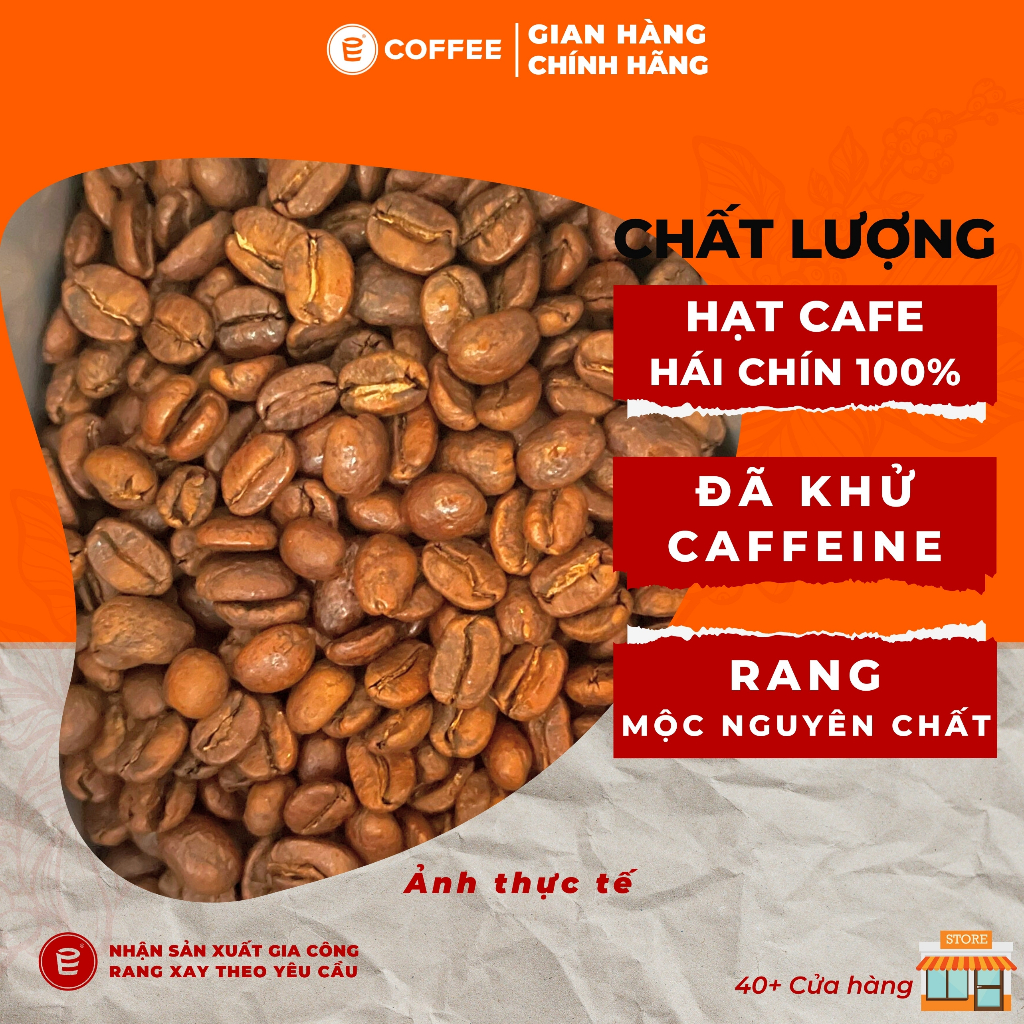 Cafe decaf cà phê ngủ ngon sử dụng hạt Arabica Đặc Sản đã tách caffein dành cho người nhạy cảm với cafeine không mất ngủ