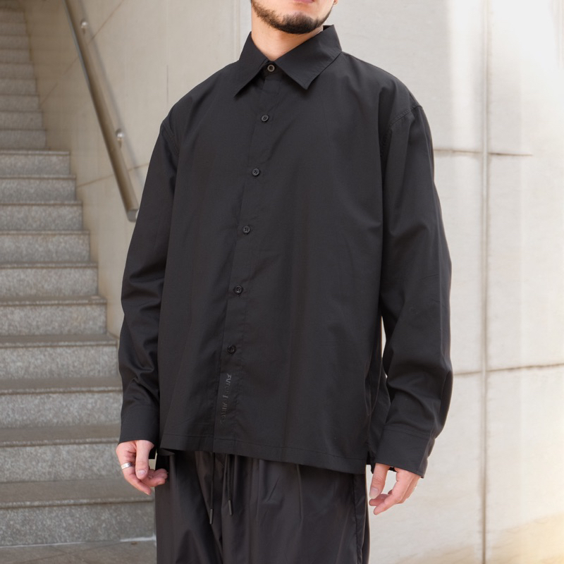 Áo Sơmi Tay Dài Phom Rộng Thoải Mái FVNXY Phối Màu Đen và Kem Sang Chảnh - ATD SHIRT