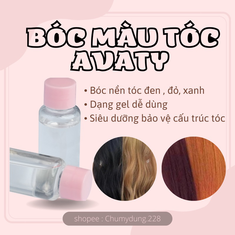 Tẩy tóc Collagen thuơng hiệu Avaty 100Gram tặng kèm oxy và găng tay