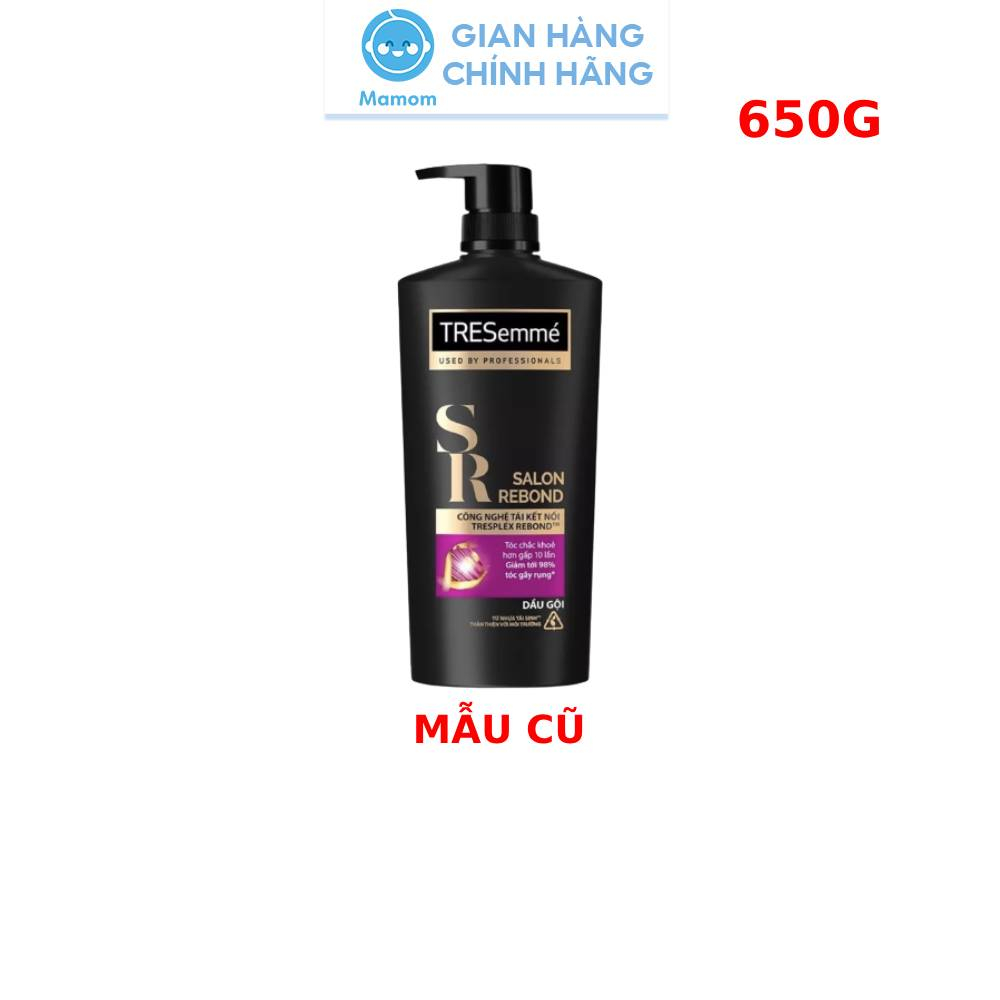 Dầu gôi TRESemme Salon REBOND 850g ngăn rụng tóc giảm 98% tóc gãy rụng.