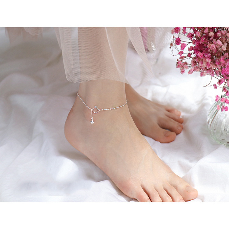 Lắc Chân Chuông Mèo Xinh Xắn Dễ Thương Cho Nữ Sinh V36