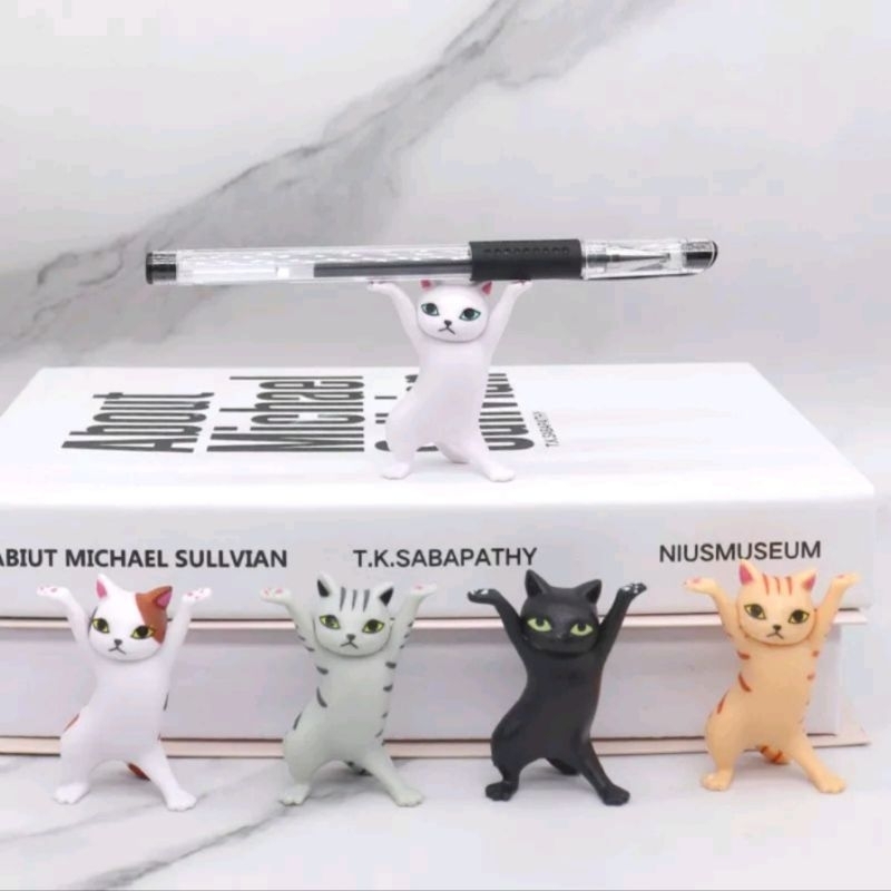 🌠🖍👉KỆ ĐỠ BÚT HÌNH MÈO🐈🐈‍⬛🏡