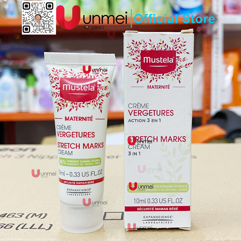 (Mini Size) Kem Dưỡng Ngăn Ngừa Rạn Da Cho Mẹ Bầu Mustela 10ml