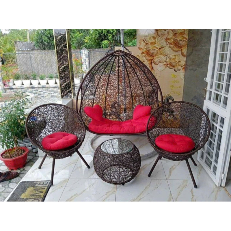 Ghế xích đu sân vườn