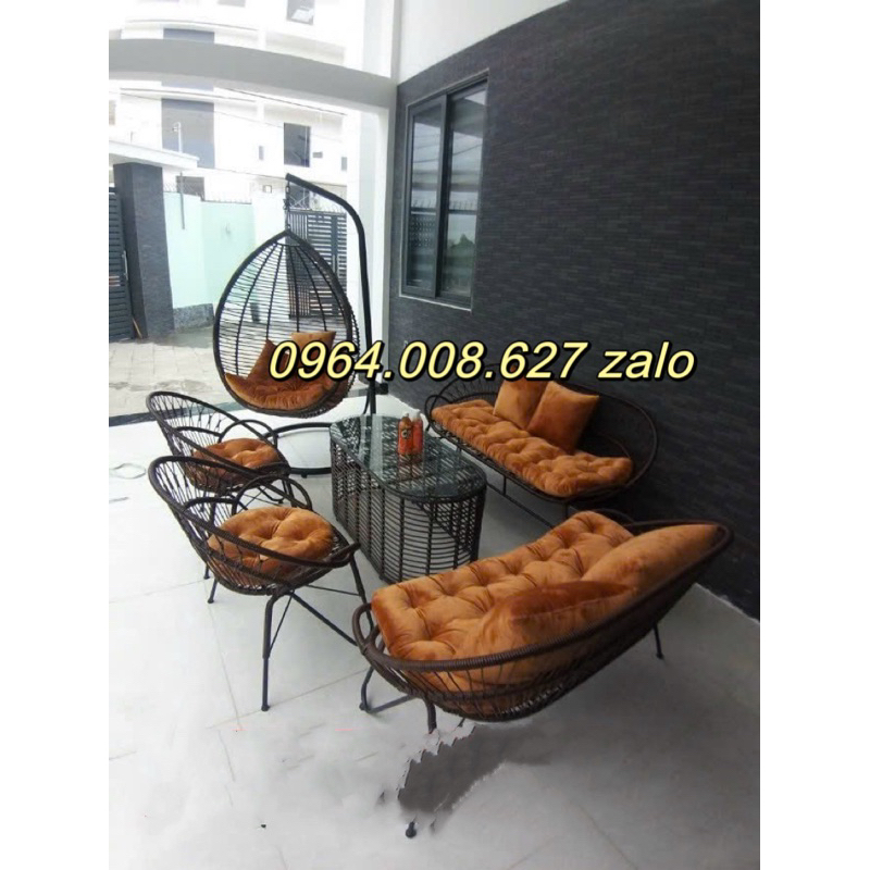 Ghế xích đu sân vườn